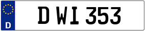 Truck License Plate